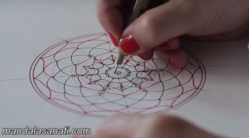 mandala motifi nasıl yapılır?