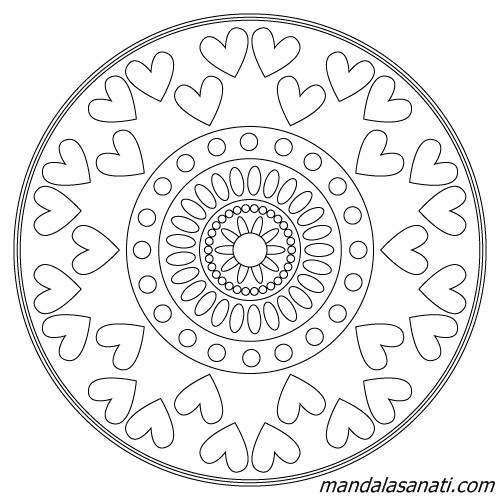 çocuklar için mandala örnekleri