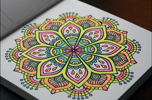mandala boyama
