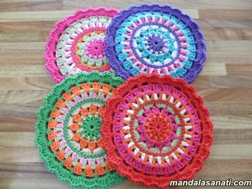 tığ işi motifler örgü mandala nasıl yapılır?