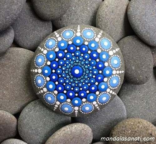 mandala nokta boyama tekniği