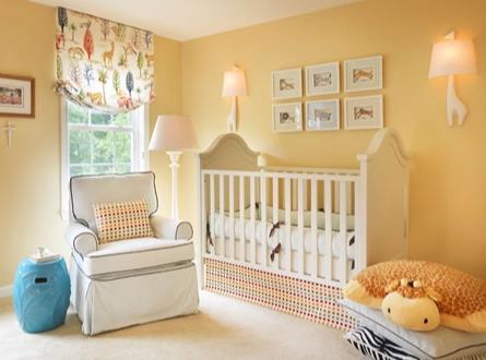 Bebek odası duvar renk seçimi